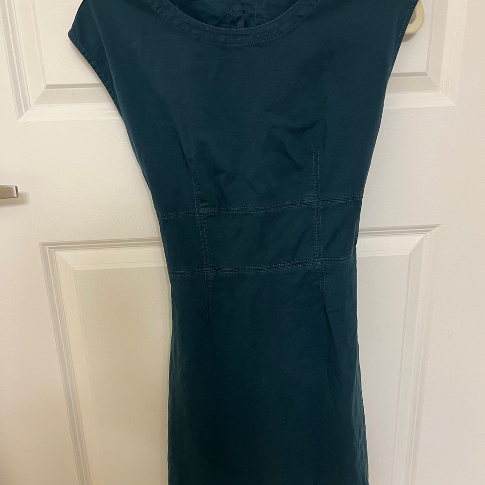 Anthropologie Dark Teal Mini Dress